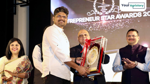 Shoption Founder Sharad Kale honored with ‘Best Entrepreneur of the Year’ award in Agritech