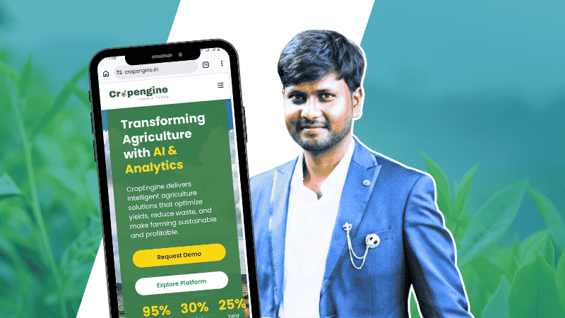 PhD Horticulture Holder Farmer’s Son Builds India’s First Airborne Disease Detector to Prevent 30% Crop Loss Before Infection