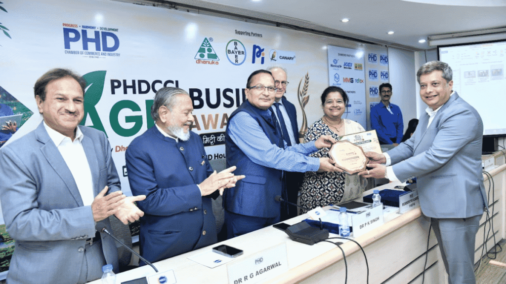 PHDCCI Agri Business Awards 2026 Honors BioFizz AgriTech – A Great Leap Ahead  for Indian Agriculture Innovation!